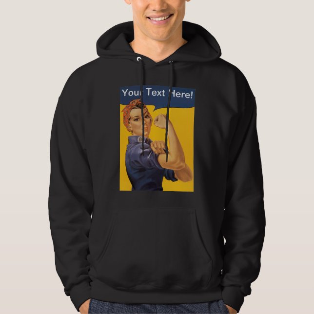 Rosie der Nieteneinschläger können wir ihn tun! Hoodie (Vorderseite)