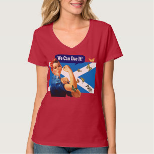 Rosie der Nieteneinschläger-schottische T-Shirt