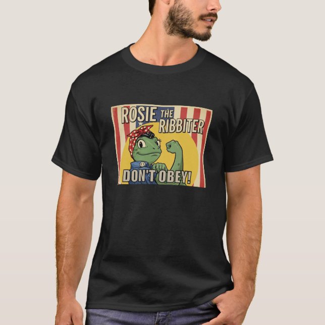 Rosie der Quakfrosch T-Shirt (Vorderseite)