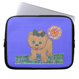 Rosie der Spitz-Welpe Laptopschutzhülle