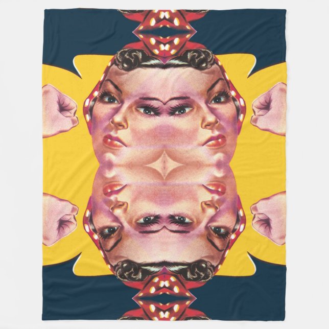 Rosie des Nieters Fleecedecke (Vorderseite)
