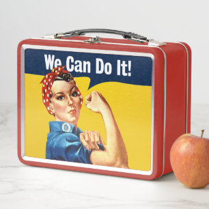 Rosie die Nieterin Metall-Lunchbox Metall Brotdose