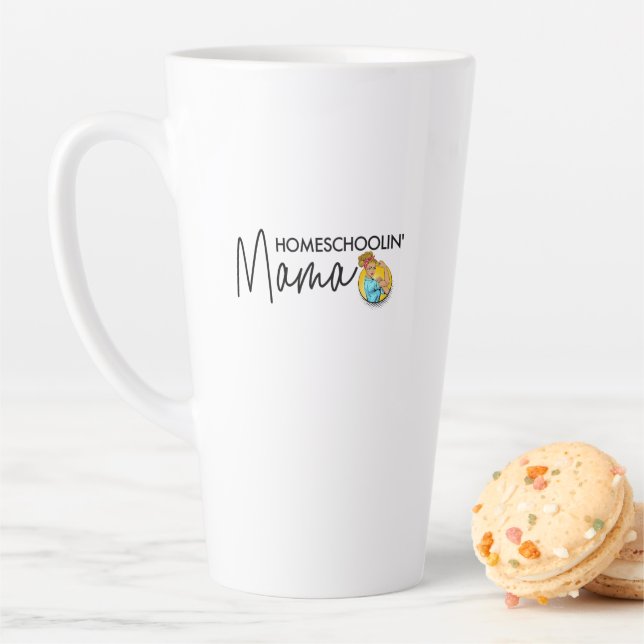 "Rosie" Homeschoolin Mama Latte Tasse (Beispiel)