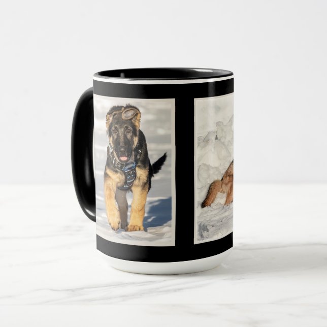 Rosie Luke Schwarze Kaffeetasse (Vorderseite Links)