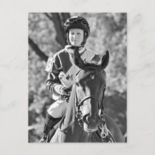 Rosie Napravnik auf dem Delaunay Der Vanderbilt sp Postkarte