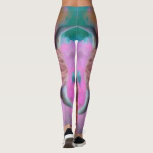 "Rosie of the Highlands" – Highland-Rind-Porträt Leggings