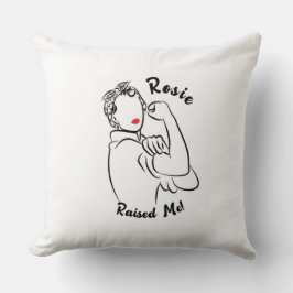 Rosie Raised Decade - Canvas Print Kissen