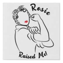 Rosie Raised Decade - Canvas Print