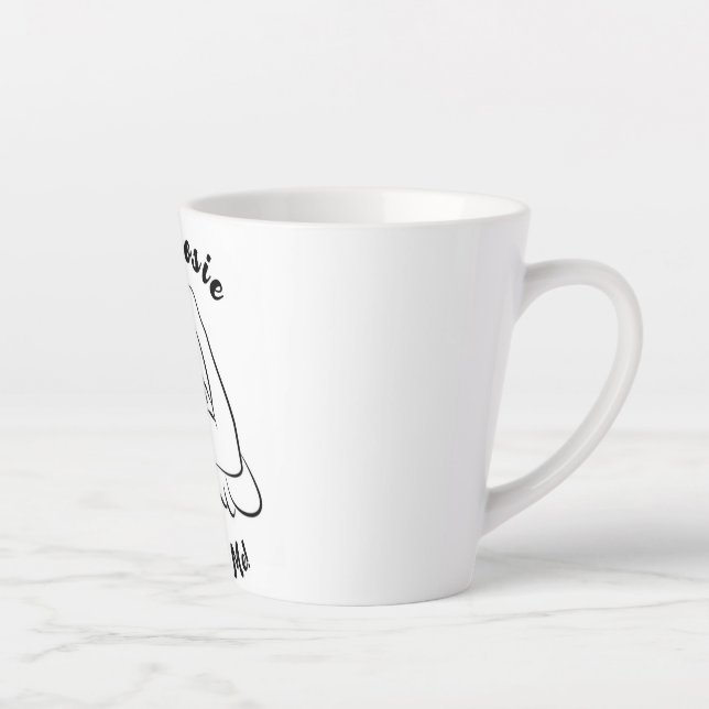 Rosie Raised Decade - Canvas Print Milchtasse (Rechts)