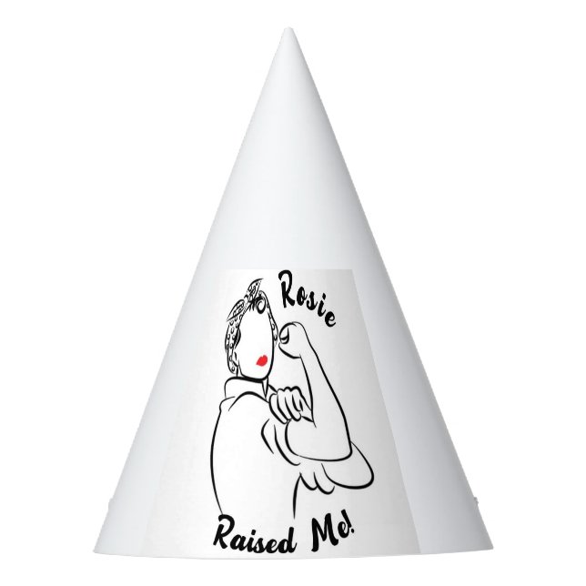 Rosie Raised Decade - Canvas Print Partyhütchen (Vorderseite)