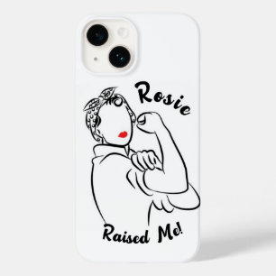 Rosie Raised Jahrzehnt - Leinwanddruck Case-Mate iPhone 14 Hülle