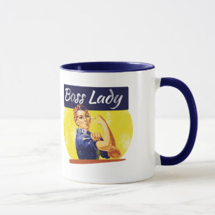 Rosie Riveter Boss Lady Tasse