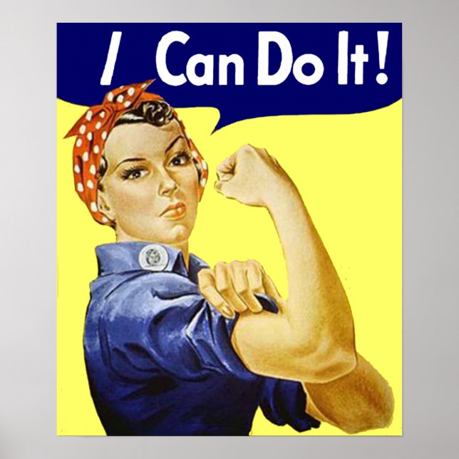 Rosie Riveter - Ich kann es Poster machen (Vorne)