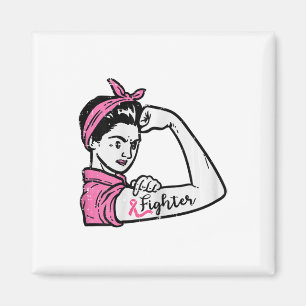 Rosie Riveter Kampf gegen Brustkrebs Awarene Magnet