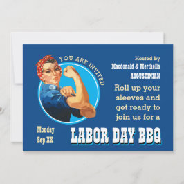 Rosie Riveter LABOR DAY GRILLEN Einladung