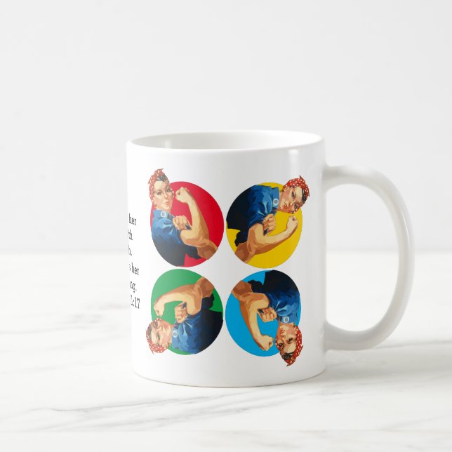 ROSIE RIVETER Sprichwörter 31 Kaffeetasse (Rechts)