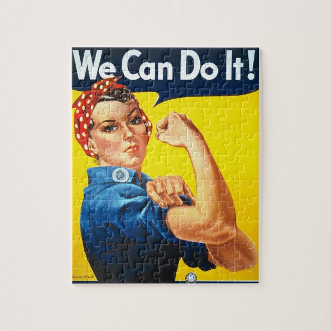 Rosie Riveter Vintag Puzzle (Vertikal)