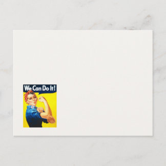 Rosie Riveter VOTE 2018 Postkarte