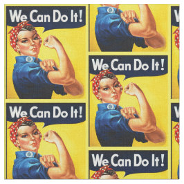 Rosie Riveter.Wir können es schaffen! Feminismus.V Stoff