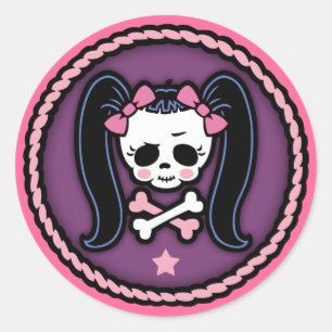 Rosie Roger-rope Runder Aufkleber