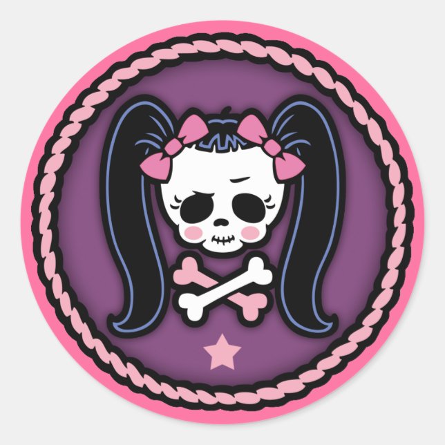 Rosie Roger-rope Runder Aufkleber (Vorderseite)