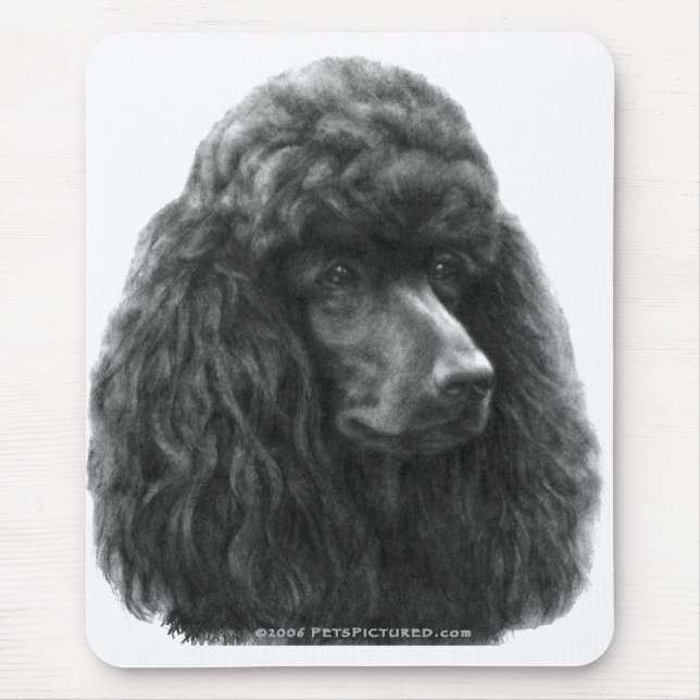 Rosie, Standardpudel Mousepad (Vorne)