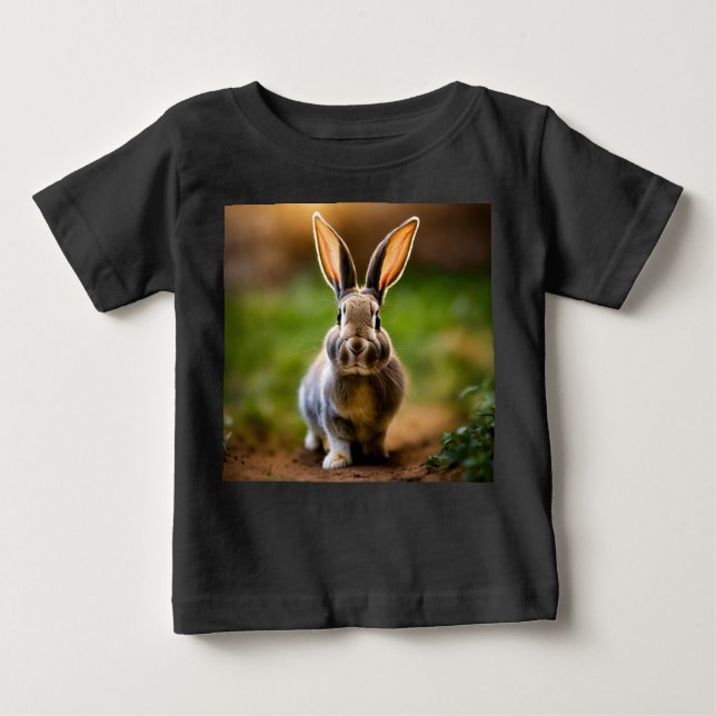 Rosie the Rabbit - Ein Hauch im Dickicht Baby T-shirt (Vorderseite)