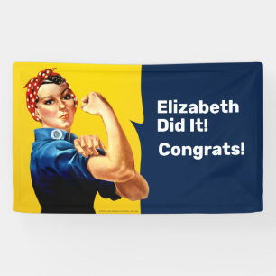 Rosie the Riveter   Banner   Personalisieren