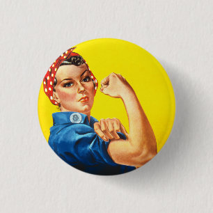 Rosie The Riveter Button