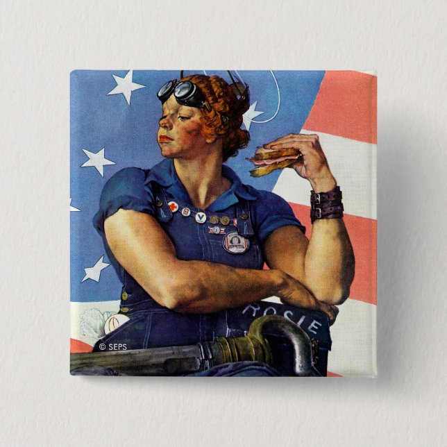 Rosie the Riveter Button (Vorderseite)