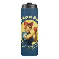 Rosie The Riveter Cat Ladys for Kamala Harris
