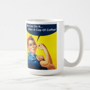 Rosie the Riveter Coffee Tasse