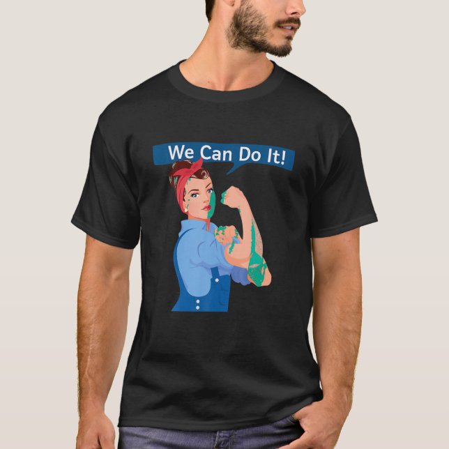 Rosie The Riveter, den wir machen können, Frauenwe T-Shirt (Vorderseite)