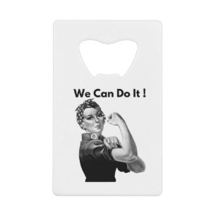 Rosie The Riveter, den wir machen können Geldbeutel Flaschenöffner