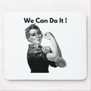 Rosie The Riveter, den wir machen können Mousepad