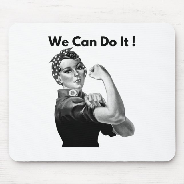 Rosie The Riveter, den wir machen können Mousepad (Vorne)