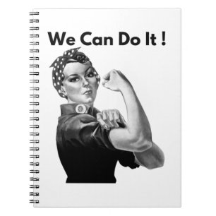 Rosie The Riveter, den wir machen können Notizblock