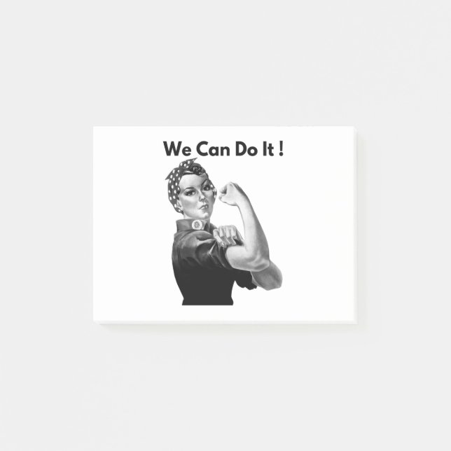 Rosie The Riveter, den wir machen können Post-it Klebezettel (Vorderseite)
