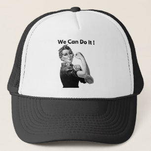 Rosie The Riveter, den wir machen können Truckerkappe