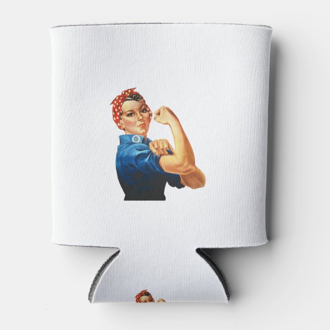 Rosie the Riveter Dosenkühler (Vorderseite)