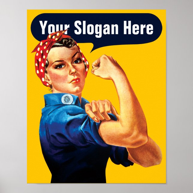 Rosie The Riveter - Fügen Sie Ihren eigenen indivi Poster (Vorne)