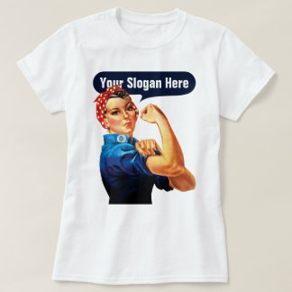 Rosie The Riveter - Fügen Sie Ihren eigenen indivi T-Shirt