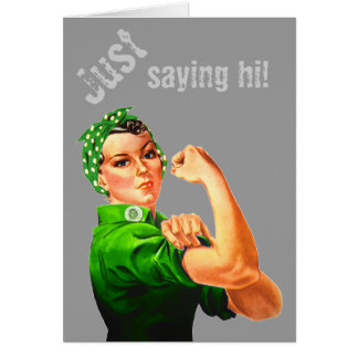 Rosie The Riveter - Grünes Militär