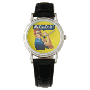 Rosie the Riveter (Iconic Artwork) (Wir können es  Armbanduhr