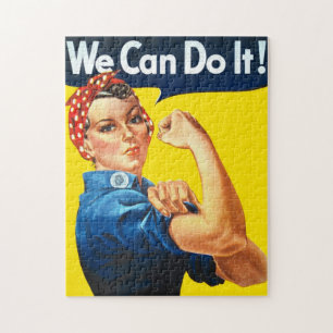 Rosie the Riveter (Iconic Artwork) (Wir können es  Puzzle