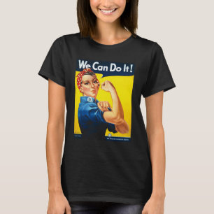 Rosie the Riveter Iconic Poster Women's Liberation T-Shirt