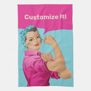 Rosie the Riveter Kitchtuch Geschirrtuch