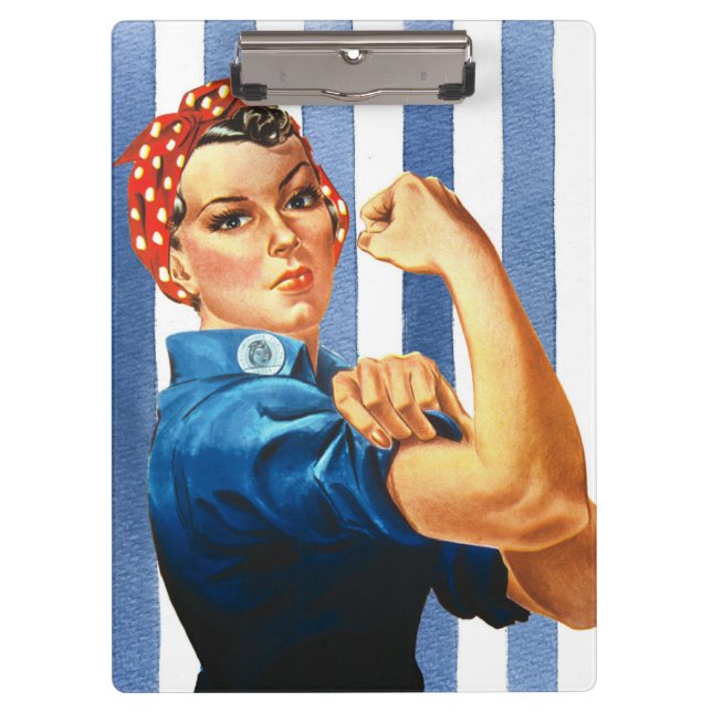 Rosie the Riveter Klemmbrett (Vorderseite)