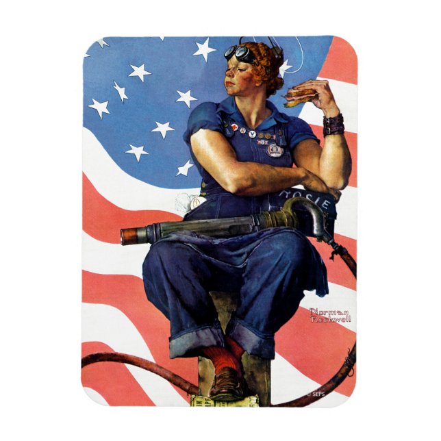 "Rosie the Riveter" Magnet (Vertikal)