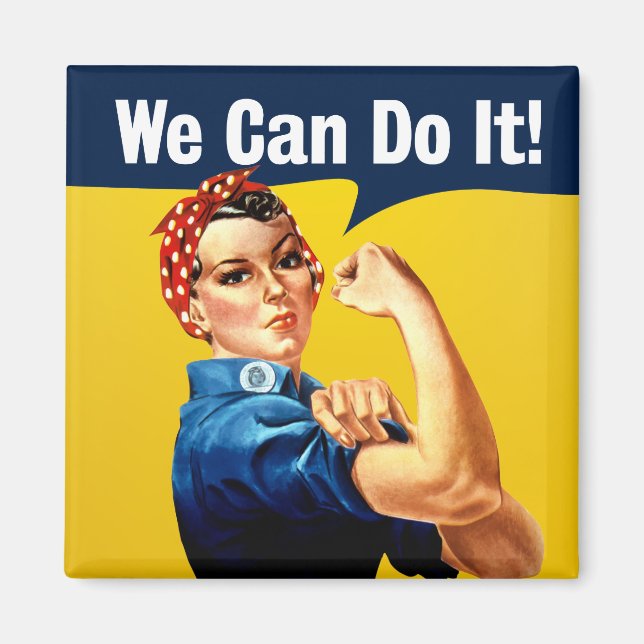 Rosie the Riveter | Magnet | Englisch (Vorne)